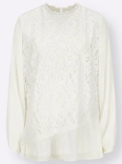 Blusen| Bluse ecru