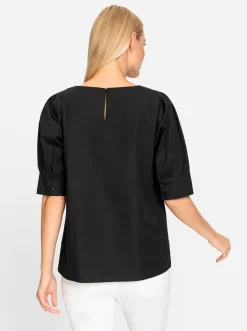Strandmode|Blusen|heine Bluse schwarz