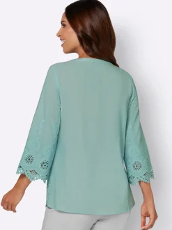 Blusen| Bluse kalkmint