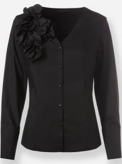 Blusen|heine Bluse schwarz