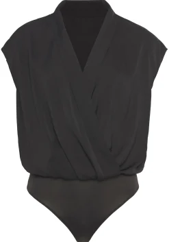 Strandmode|Blusen|LASCANA Blusenbody schwarz