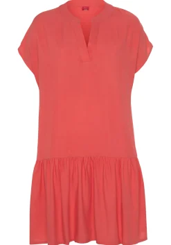 Strandkleider|s.Oliver Blusenkleid koralle