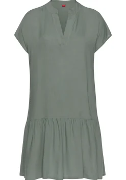 Strandkleider|Kleider|s.Oliver Blusenkleid khaki