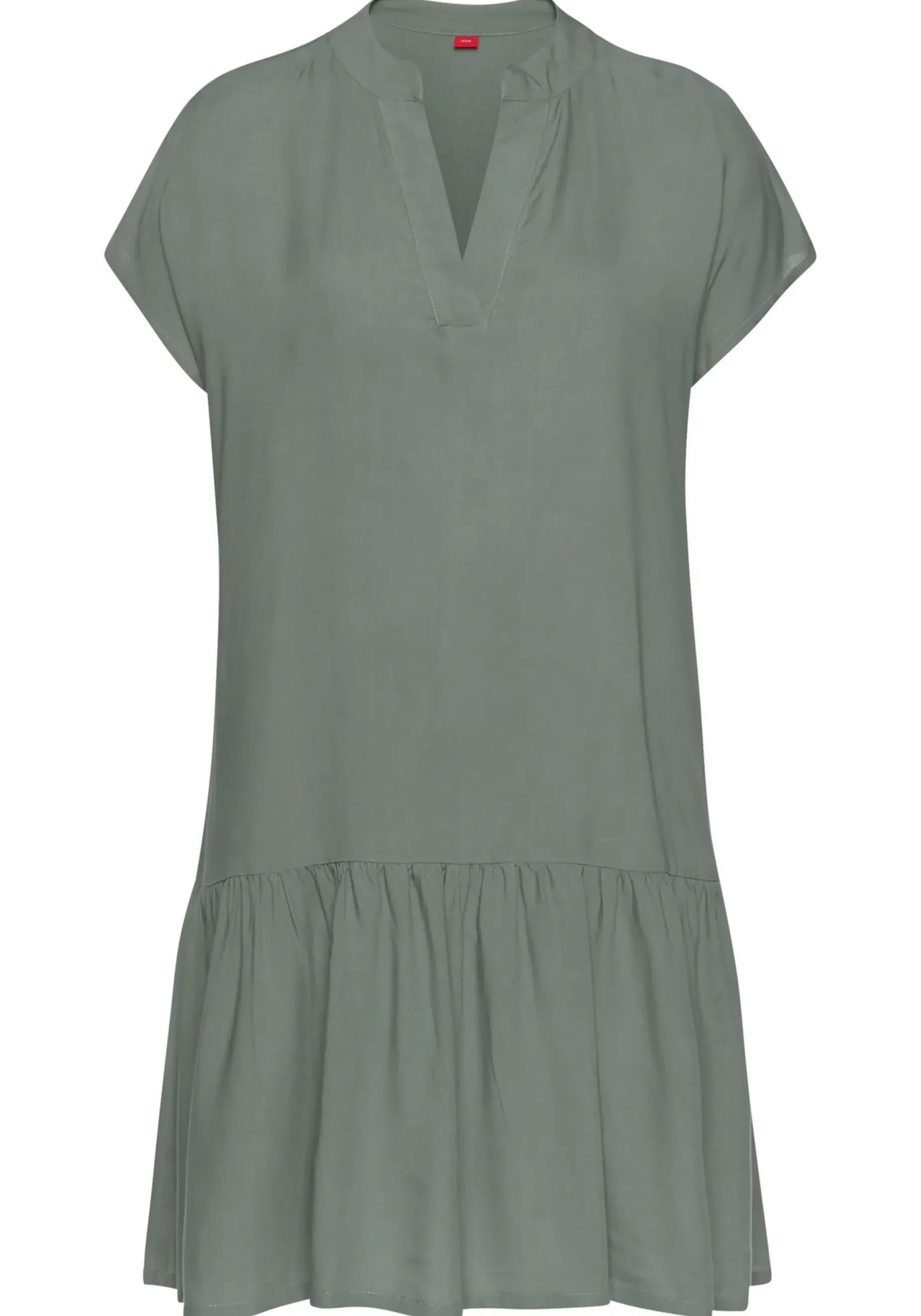 Strandkleider|Kleider|s.Oliver Blusenkleid khaki