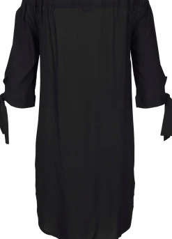 Strandkleider|Kleider|LASCANA Blusenkleid schwarz