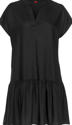 Strandkleider|s.Oliver Blusenkleid schwarz
