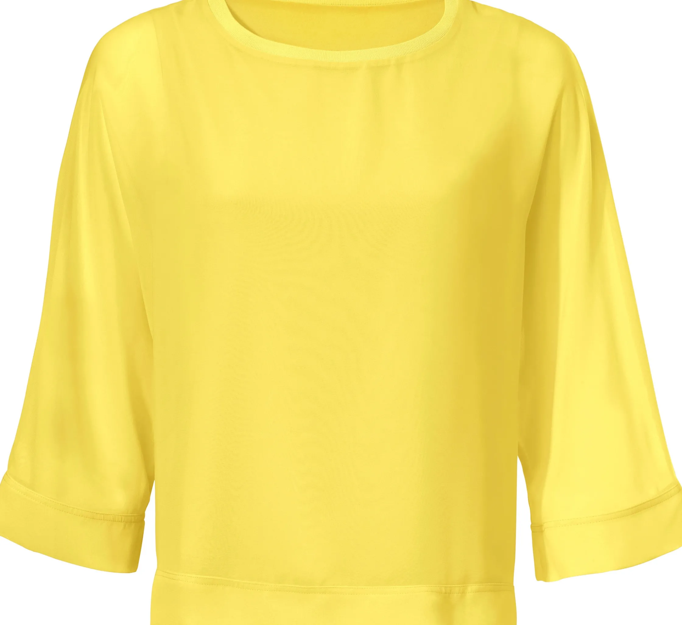 Basics|Blusen|heine Blusenshirt mit Fledermausärmeln gelb