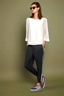 Strandmode|Blusen|heine Blusenshirt mit Fledermausärmeln ecru