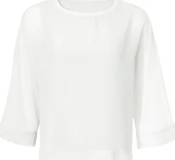 Strandmode|Blusen|heine Blusenshirt mit Fledermausärmeln ecru