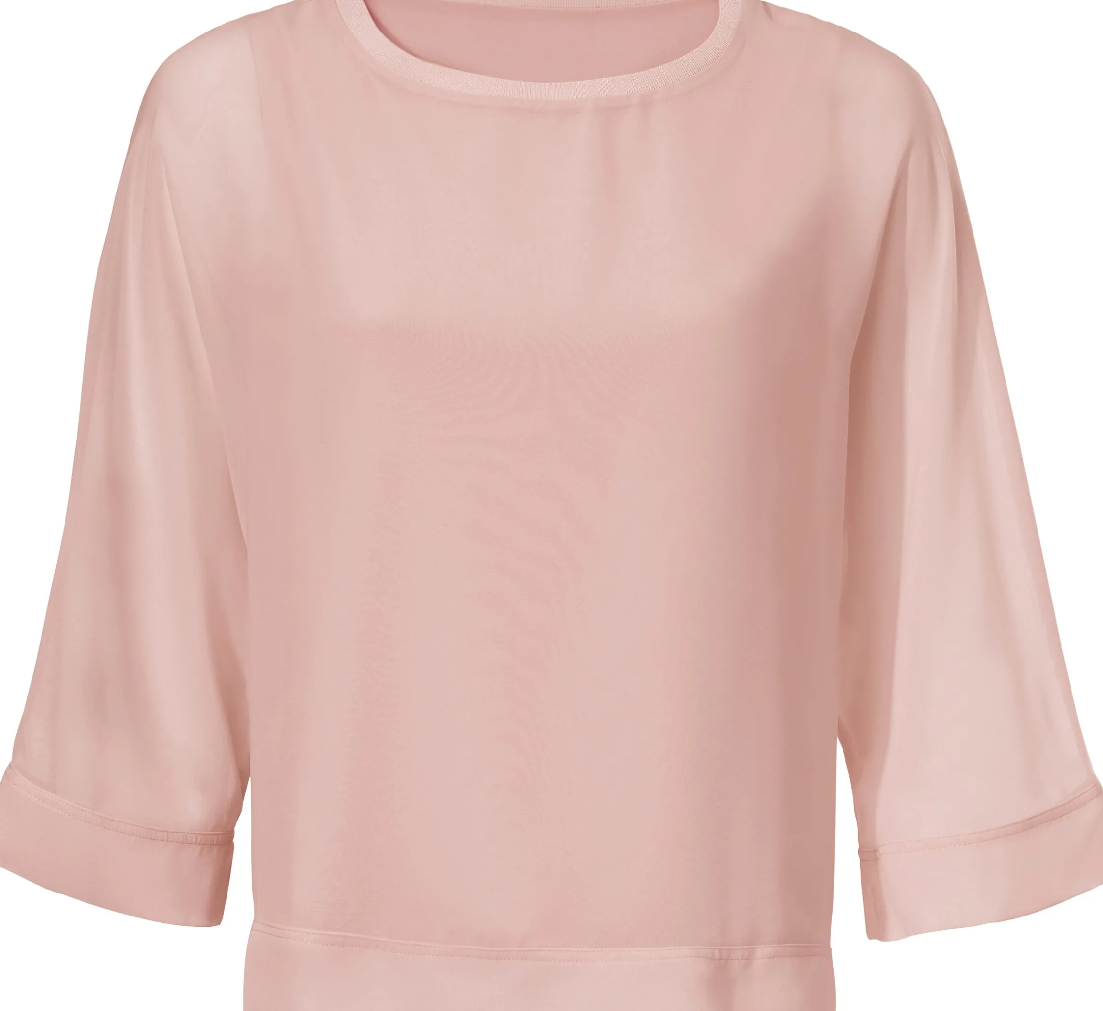 Strandmode|Blusen|heine Blusenshirt mit Fledermausärmeln puder