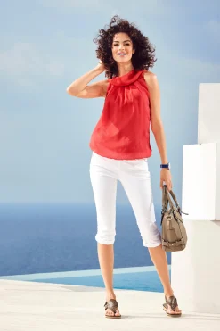 Strandmode|Shirts|heine Blusentop tomatenrot