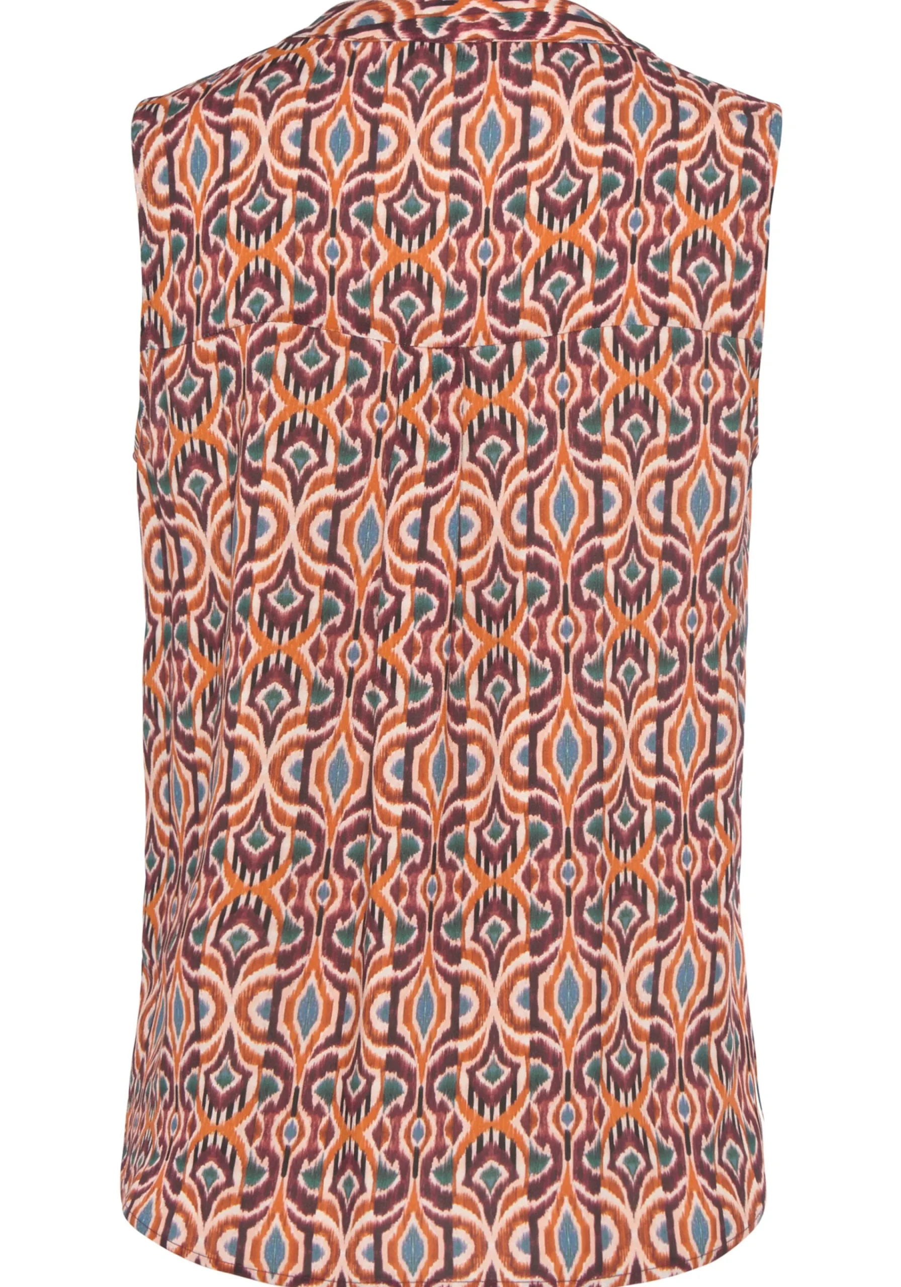 Strandmode|Blusen|LASCANA Blusentop braunbedruckt