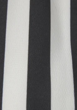 Strandmode|Blusen|LASCANA Blusentop schwarz-weißbedruckt