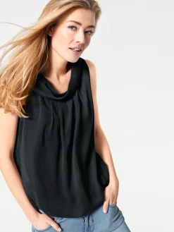 Strandmode|Shirts|heine Blusentop schwarz