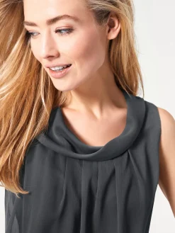 Strandmode|Shirts|heine Blusentop schwarz