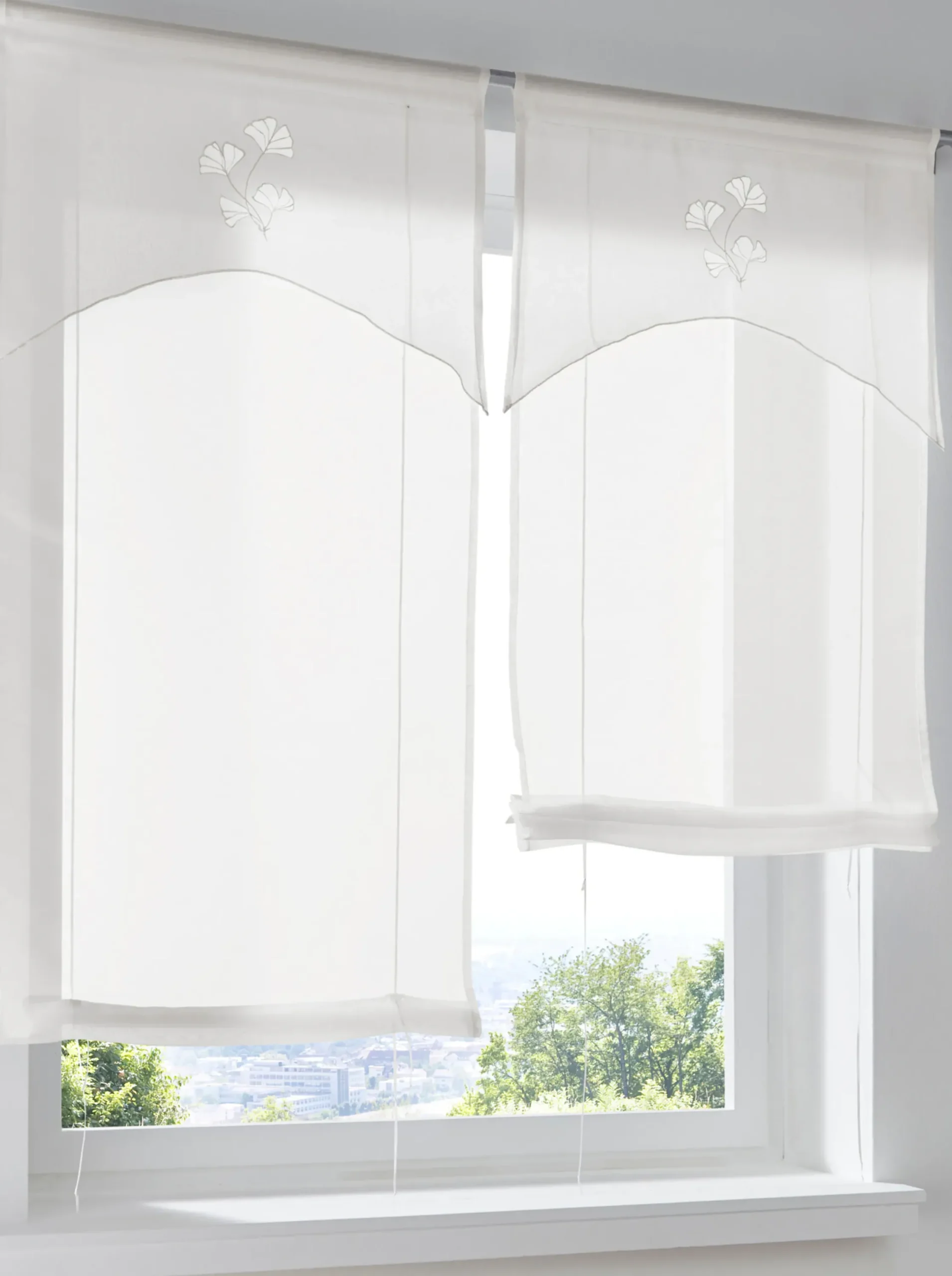 Gardinen & Rollos|heine home Bändchenrollo offwhite