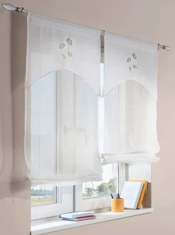 Gardinen & Rollos|heine home Bändchenrollo offwhite
