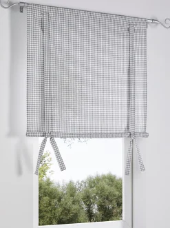 Gardinen & Rollos|heine home Bändchenrollo grau-offwhite