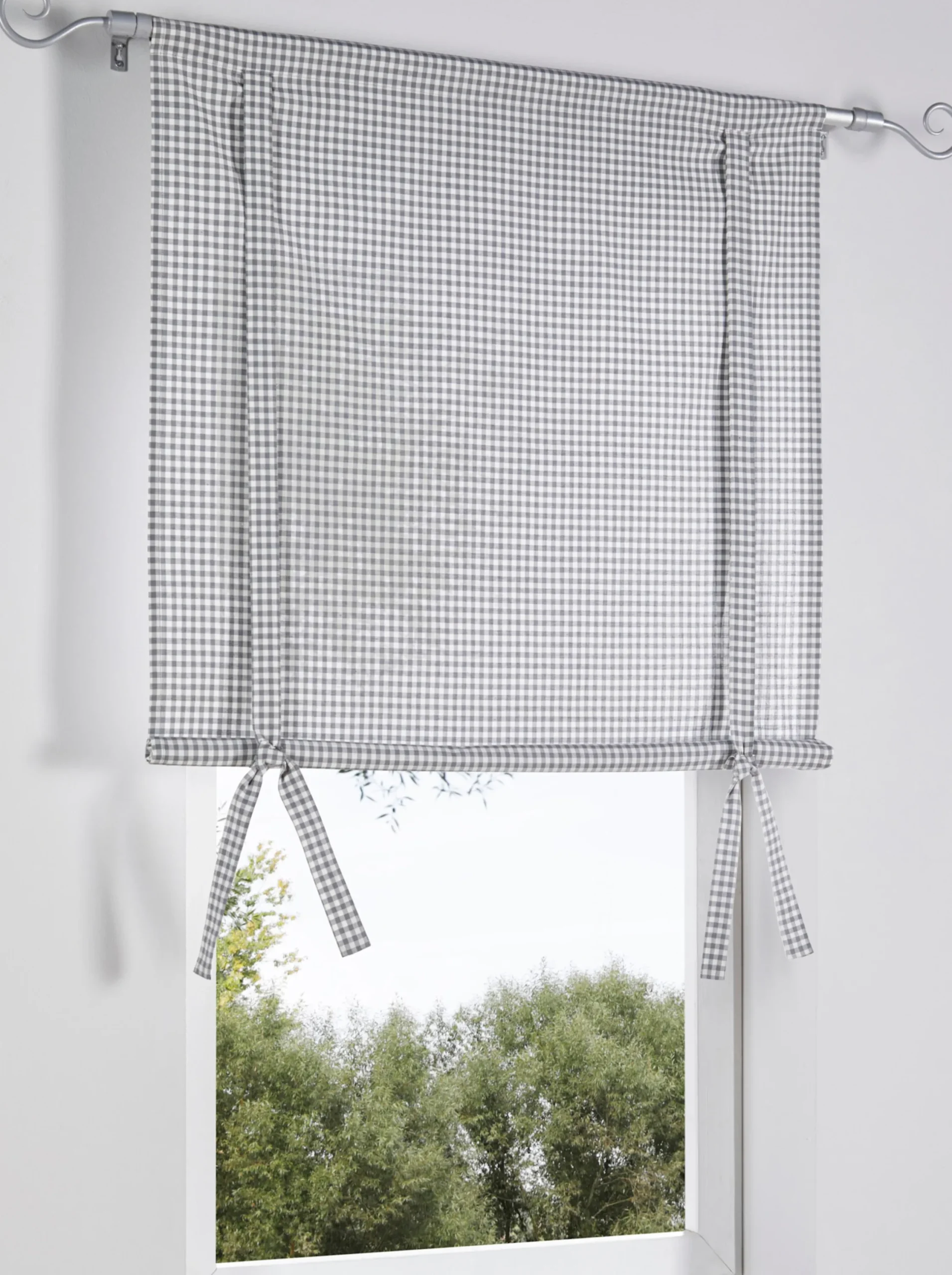 Gardinen & Rollos|heine home Bändchenrollo grau-offwhite
