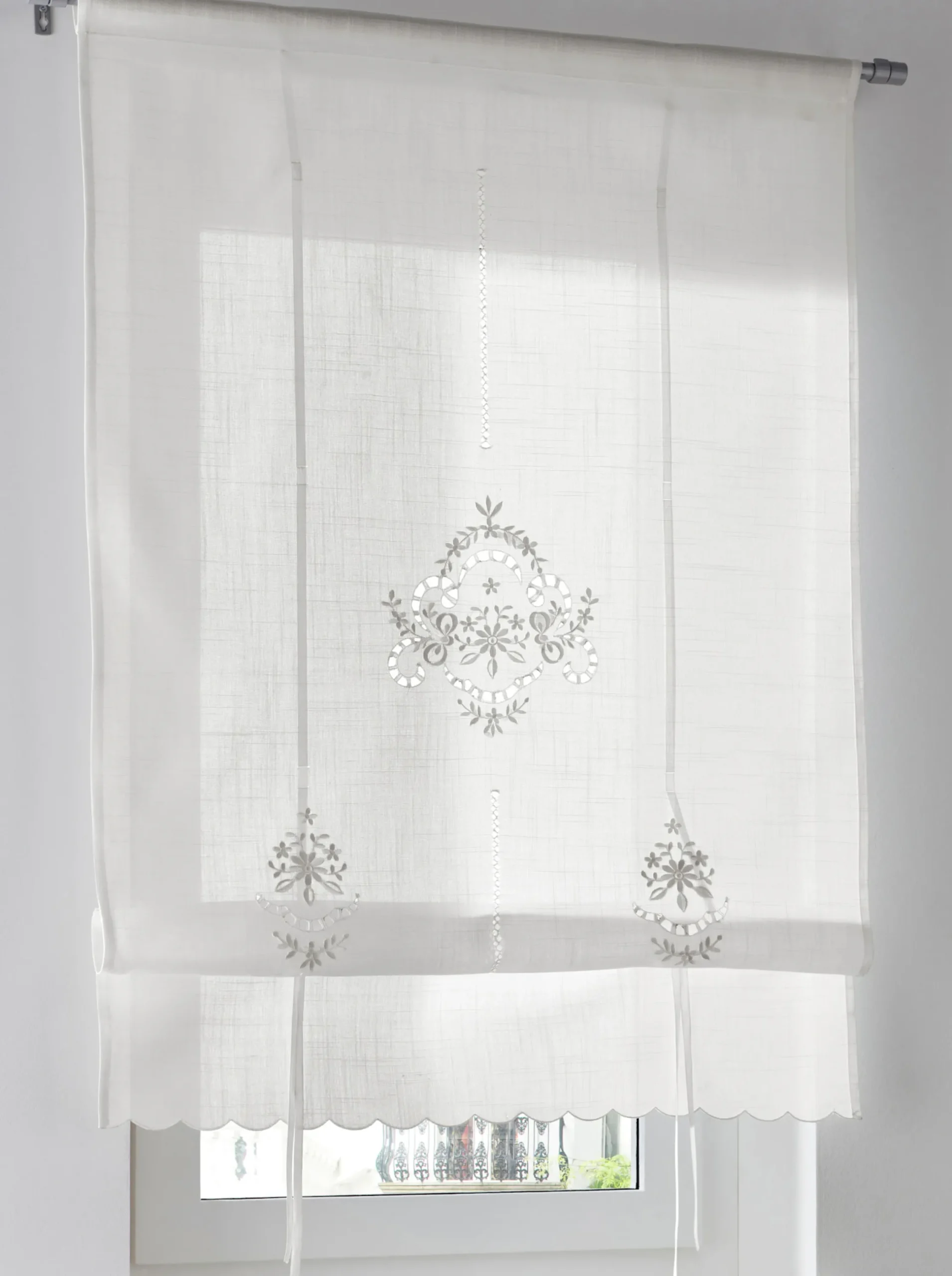 Gardinen & Rollos|heine home Bändchenrollo offwhite