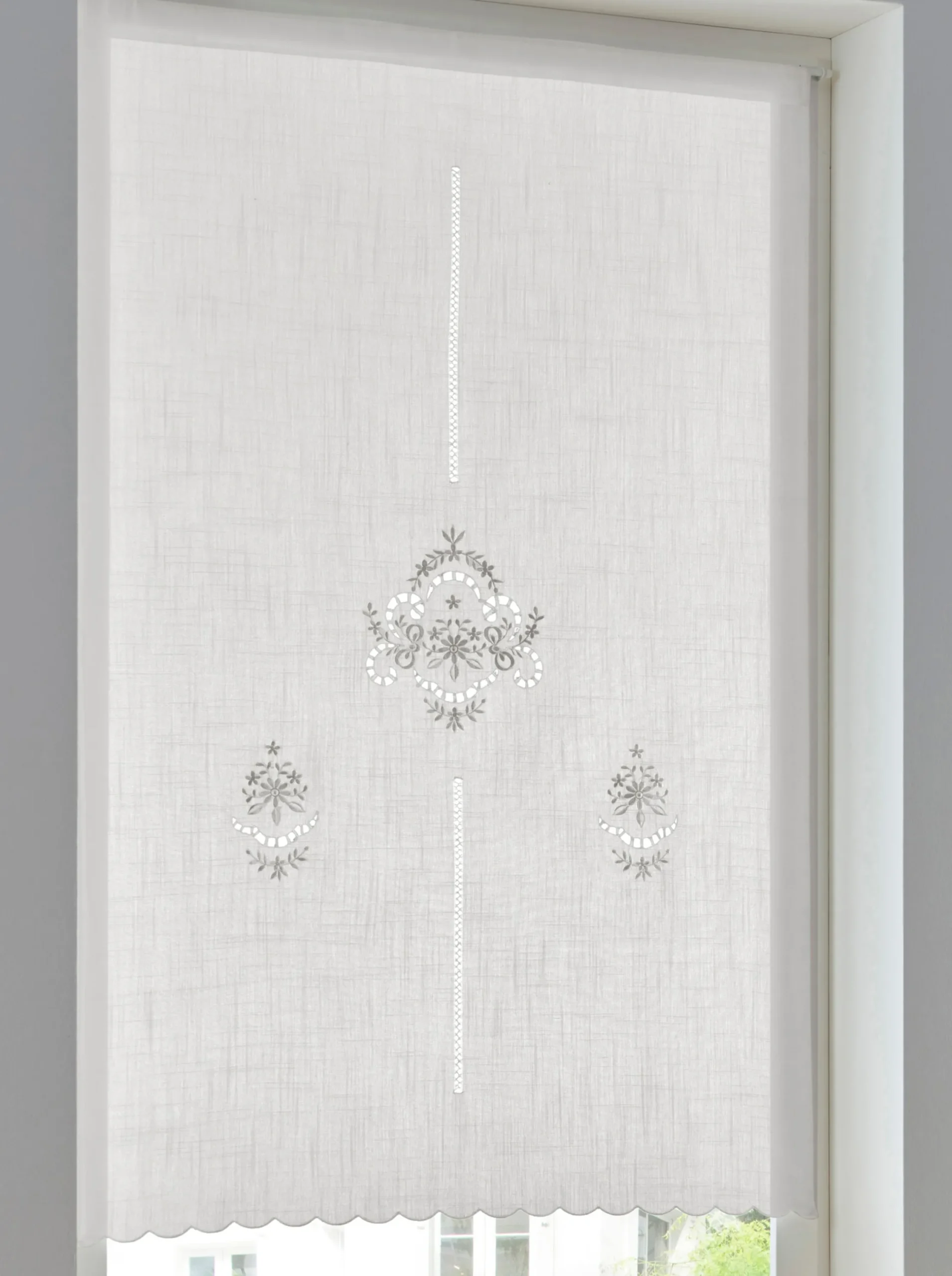 Gardinen & Rollos|heine home Bändchenrollo offwhite