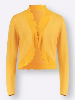 Jacken|Strickjacken| Bolero gelb