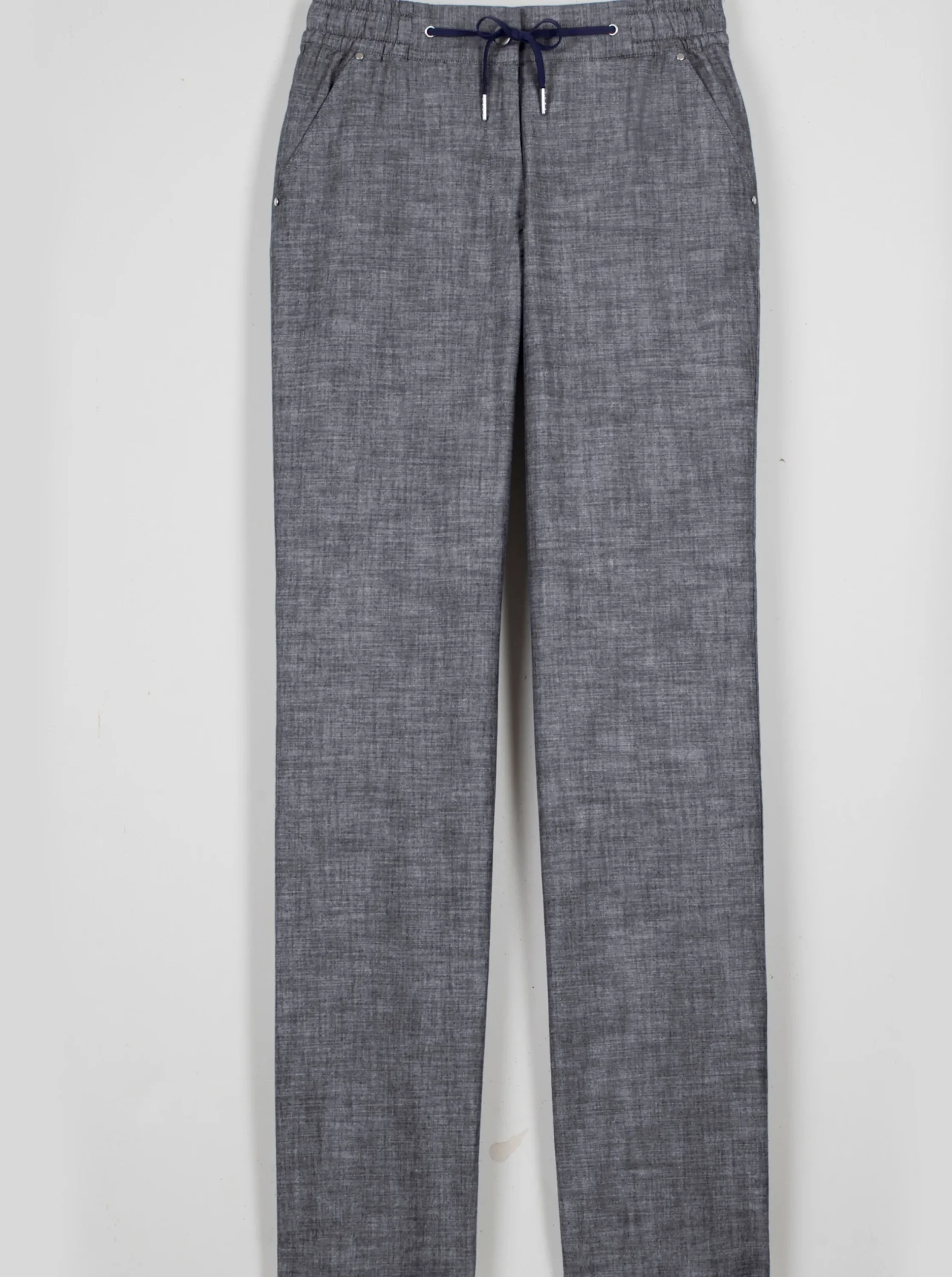 Hosen| Bootcuthose mit Dehnbund und Kordelzug marine