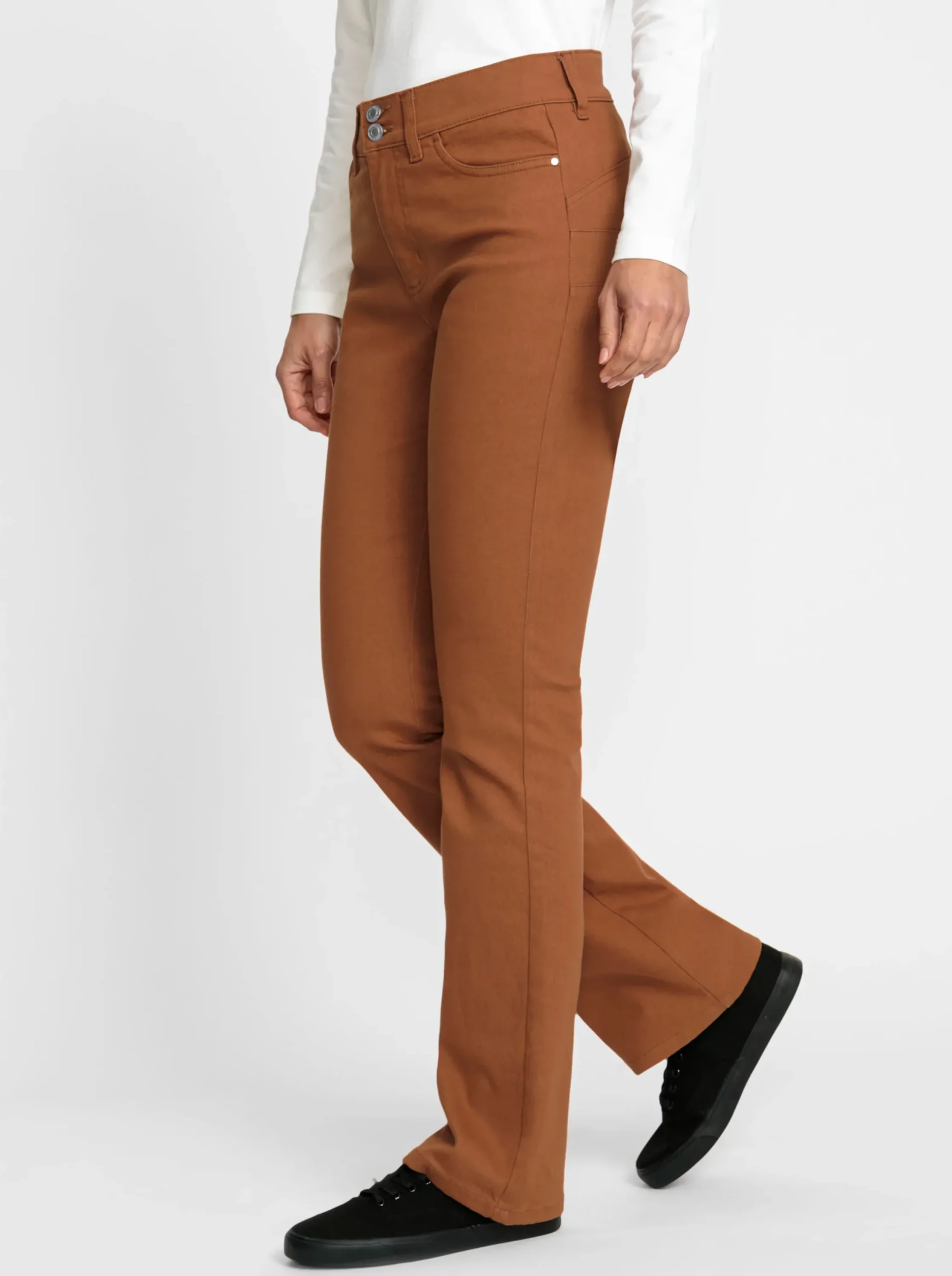 Jeans| Bootcut-Jeans cognac