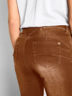 Jeans| Bootcut-Jeans cognac