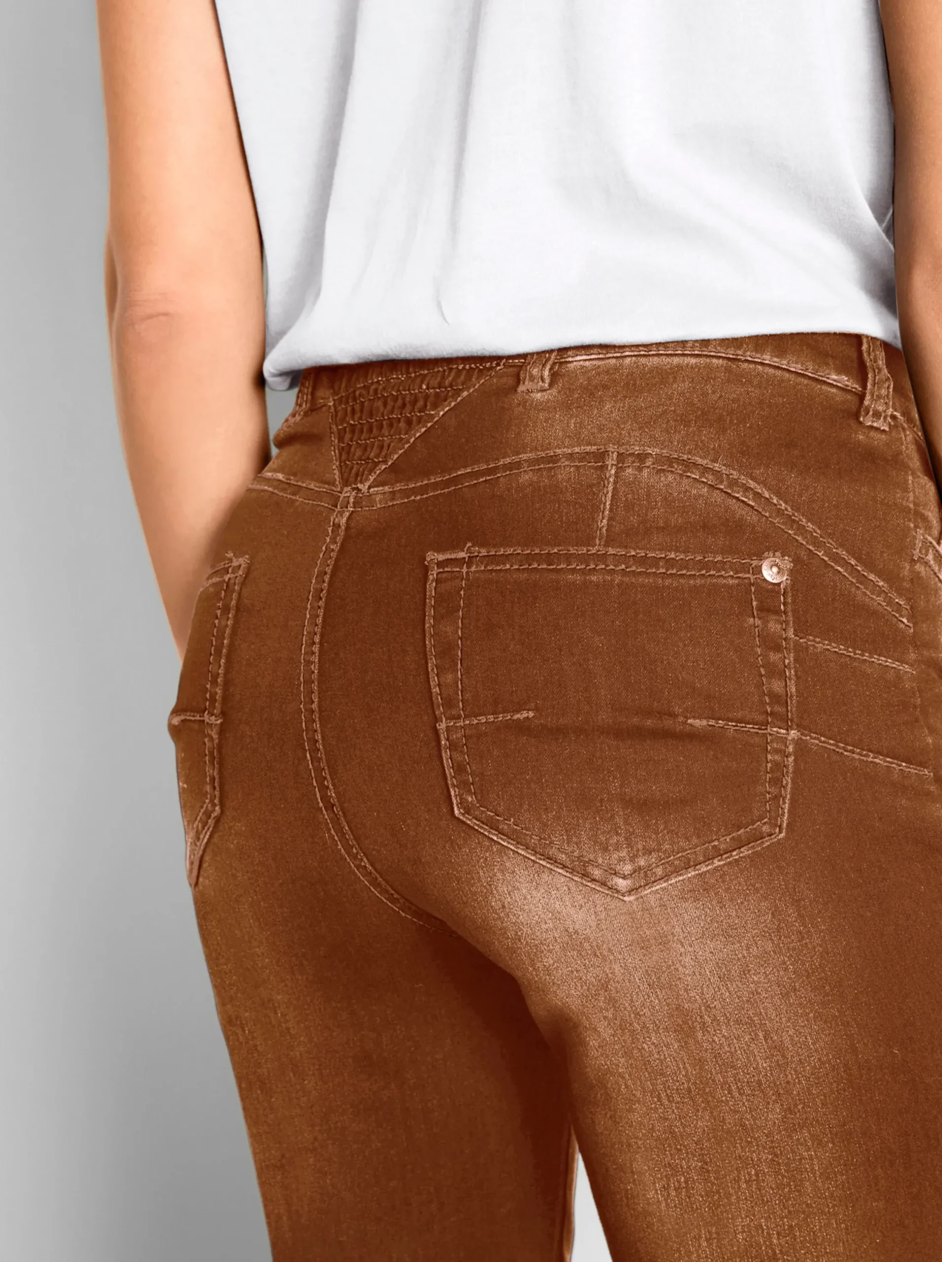 Jeans| Bootcut-Jeans cognac