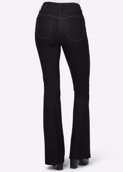 Jeans|heine Bootcut-Jeans darkblue