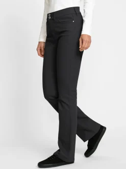 Jeans| Bootcut-Jeans schwarz