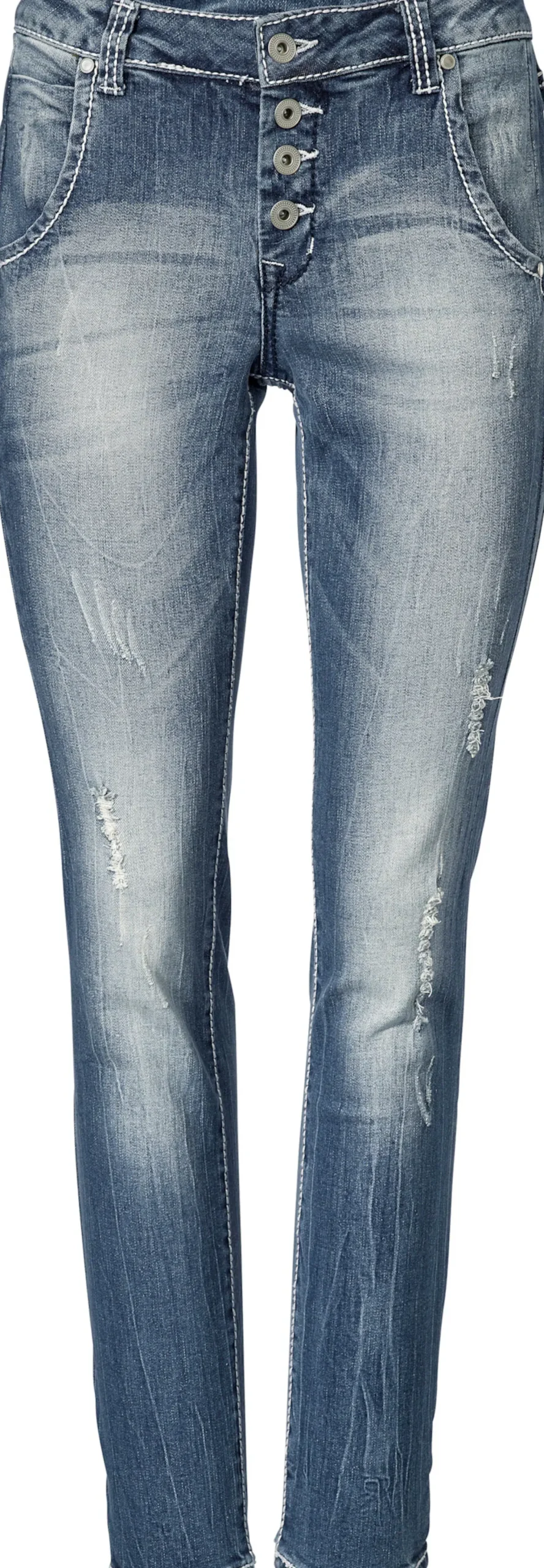 Jeans|heine Boyfriend-Jeans bluestone
