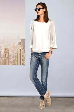 Jeans|heine Boyfriend-Jeans bluestone