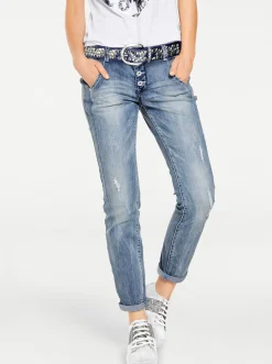 Strandmode|Jeans|heine Boyfriend-Jeans bleached