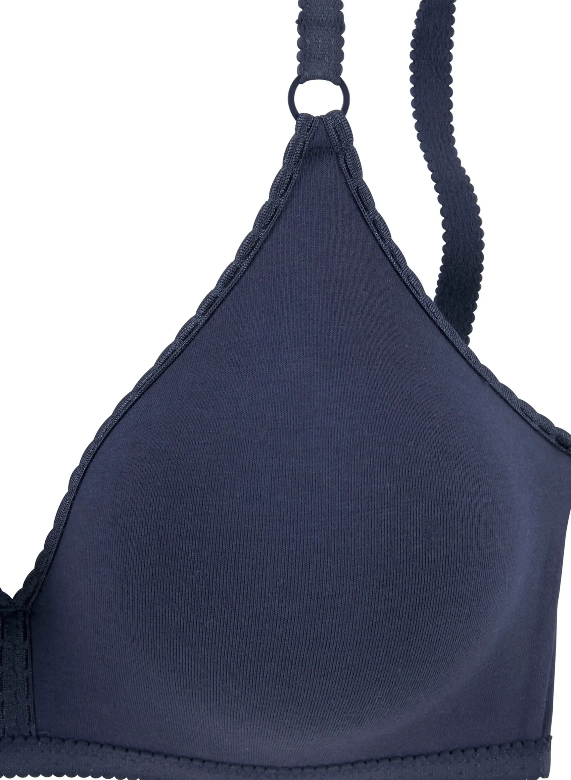Bhs|petite fleur Bralette-BH marine+weiß