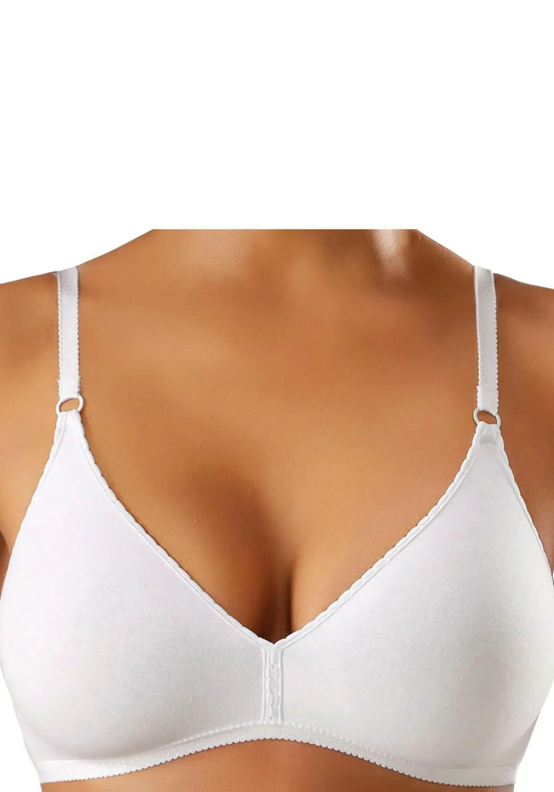 Bhs|petite fleur Bralette-BH schwarz+weiß