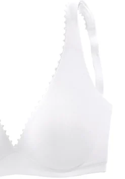 Bhs|petite fleur Bralette-BH weiß+schwarz