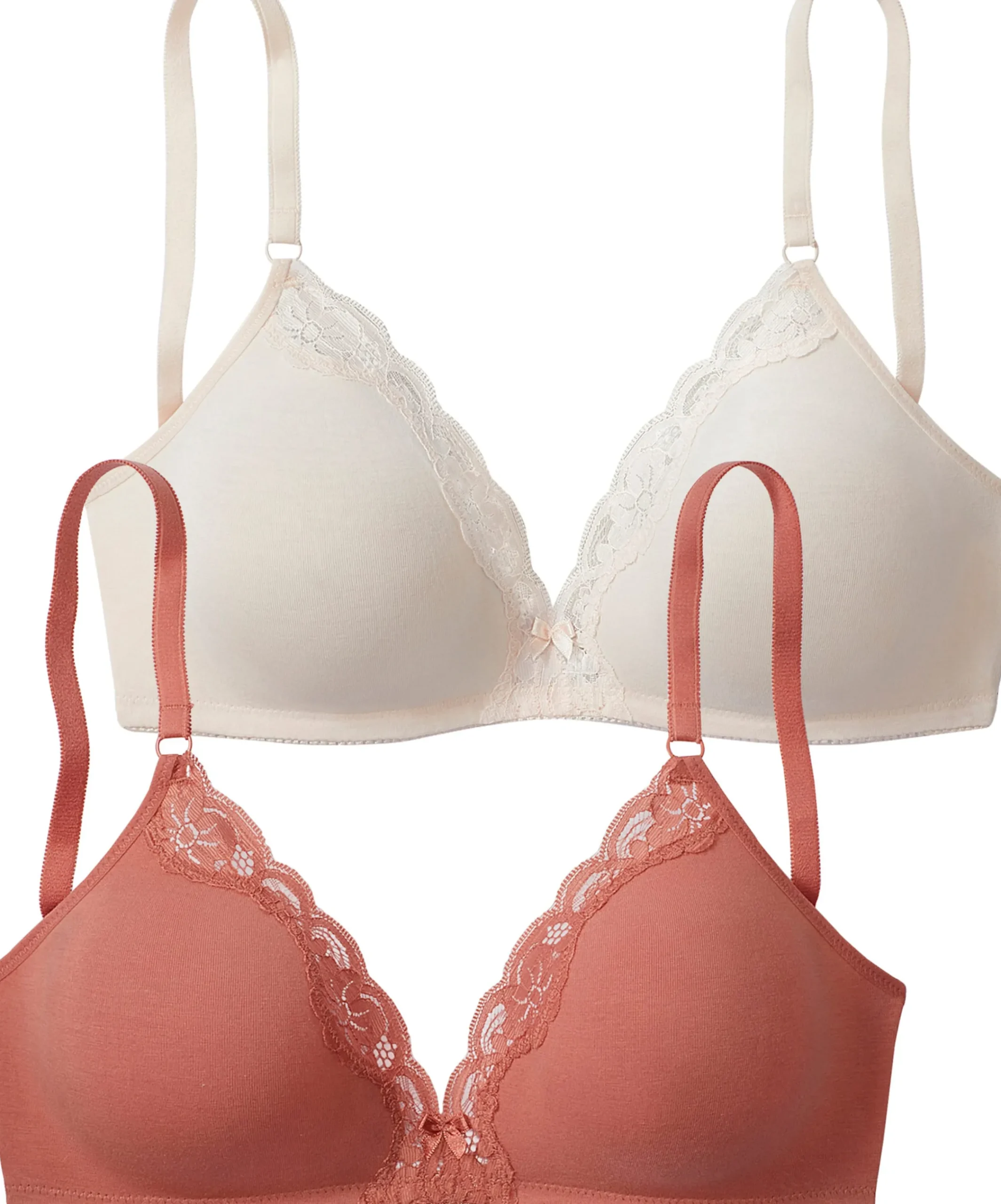 Bhs|petite fleur Bralette-BH puder+terra