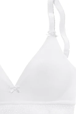 Bhs|petite fleur Bralette-BH weiß+schwarz