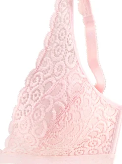 Bhs|petite fleur Bralette-BH puder+schwarz