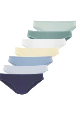 Unterhosen|Vivance Brasilslip navy,hellblau,jeansblau,mint,graugrün,gelb,weiß