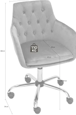 Stühle|INOSIGN Bürostuhl grau