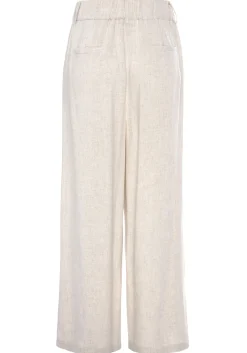 Strandmode|Hosen|LASCANA Bundfaltenhose sand