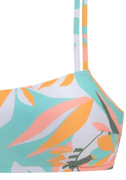 Bikinis|Sunseeker Bustier-Bikini weiß-gelb