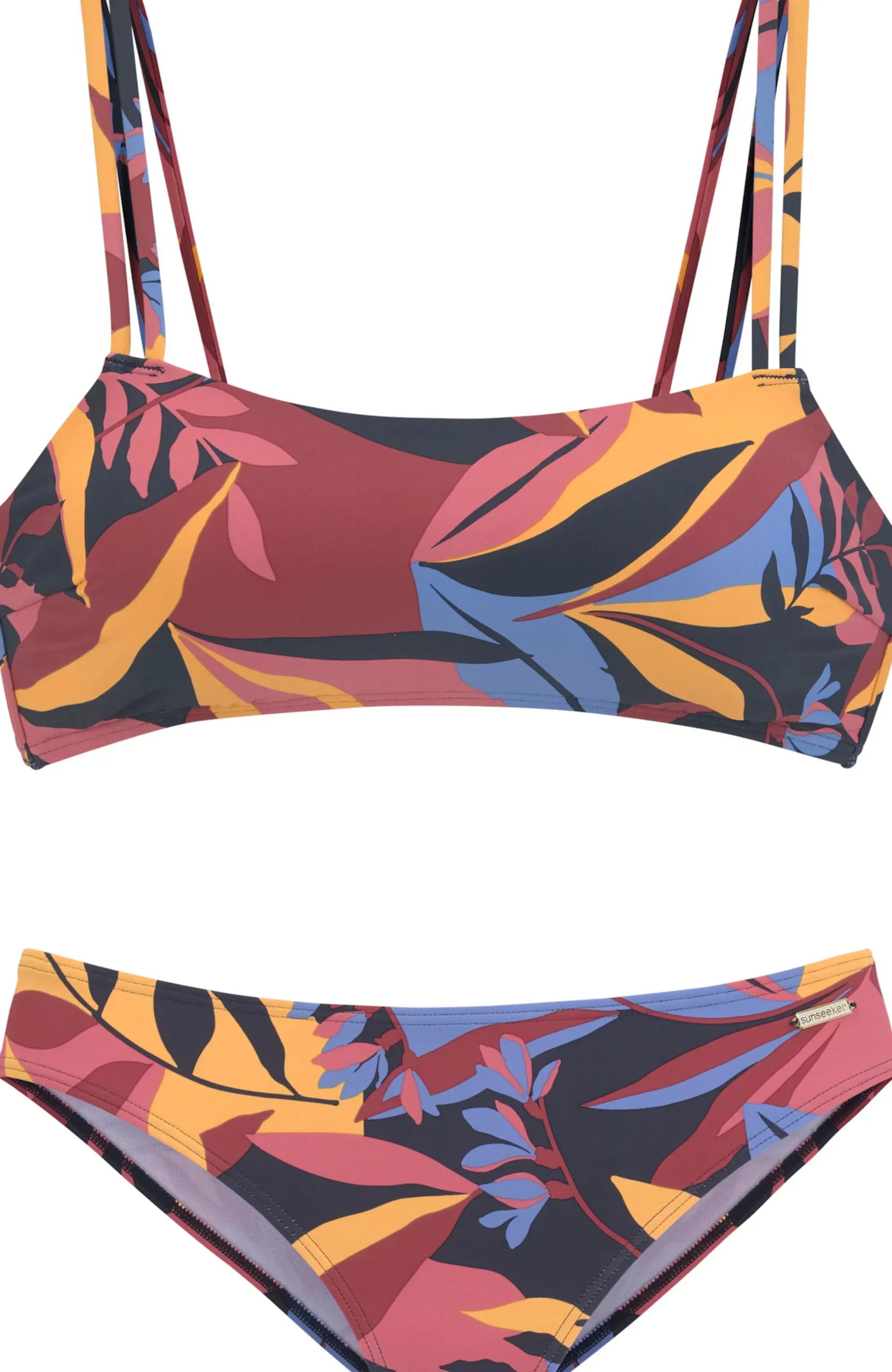 Bikinis|Sunseeker Bustier-Bikini marine-rostrot