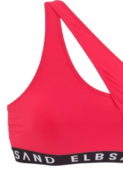 Bikinis|Elbsand Bustier-Bikini rot