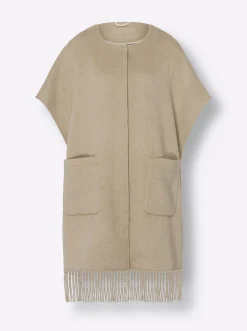 Jacken|heine Cape beige-meliert