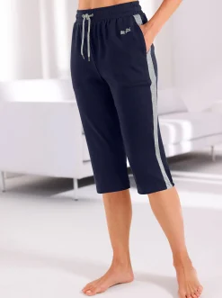 Homewear|feel good Capri-Hose marine