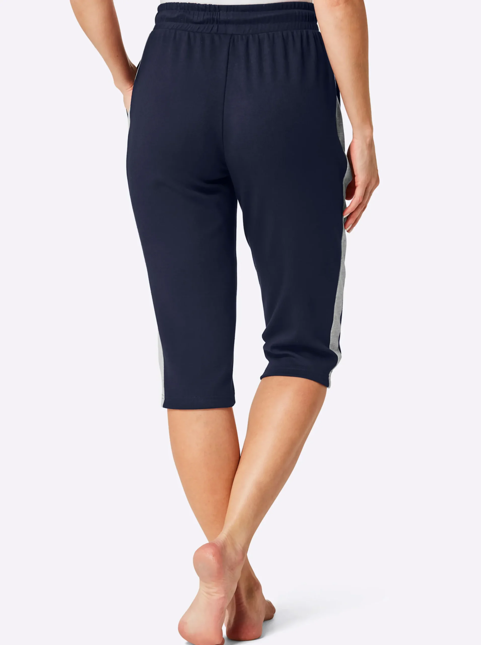 Homewear|feel good Capri-Hose marine